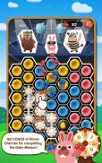 LINE Pokopang - POKOTA's puzzle swiping game! screenshot 4