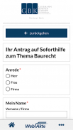 GBK LEGAL Soforthilfe screenshot 2
