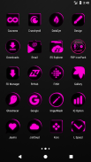 Flat Black and Pink Icon Pack ✨Free✨ screenshot 20