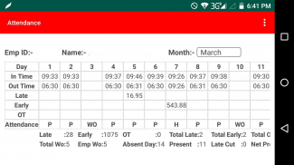 Yash Attendance Management System screenshot 1