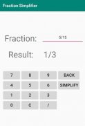 Simplify Fractions screenshot 0