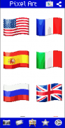 Pixel Art Flags Color By Number screenshot 4