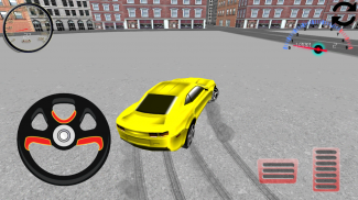 สีเหลืองกีฬาการขับขี่รถยนต์ screenshot 2