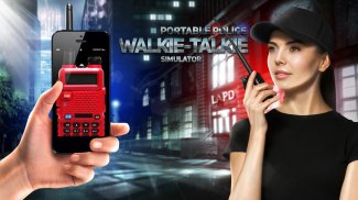 Walkie-talkie portátil polícia screenshot 1
