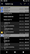 System Log - Activity and Notification event log screenshot 0