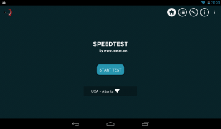 Medición de conexión speedtest screenshot 3