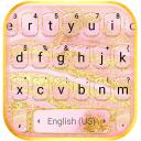 Tema Keyboard Rose Gold Silk G