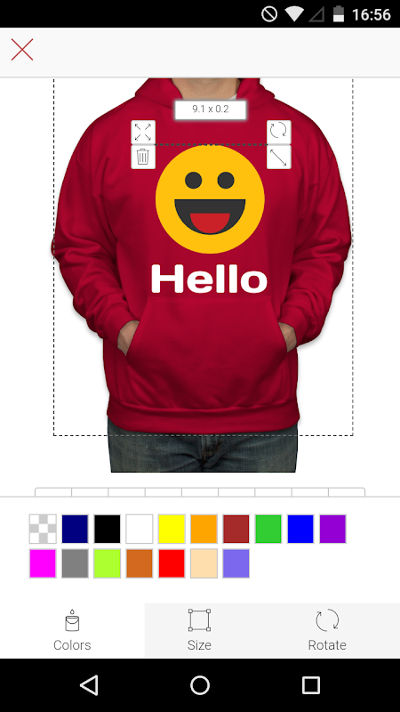 Sweatshirt hotsell design app