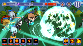 Skull Magician : Grow Ultimate Magic : Tap Clicker screenshot 1