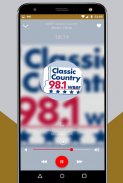 Classic Country Radio screenshot 1