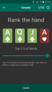 Poker Omaha Hand Trainer screenshot 3