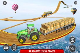 Tractor Game Stunt Racing screenshot 0