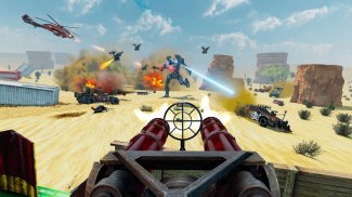 Desert Gunner Machine Gun Game screenshot 5