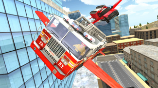 Fire Truck Flying Car screenshot 5