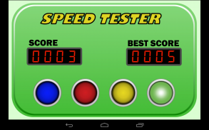 Velocità e tester di reazione screenshot 9