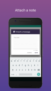 HushApp: send messages and files with full privacy screenshot 3