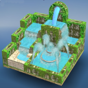 Flow Water 3D Puzzle - fonte agua quebra-cabeças