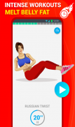 六块腹肌锻炼30日健身：HIIT锻炼 screenshot 2