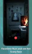 Scary Nun Fake Chat Video Call screenshot 1