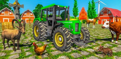 Tractor Trolley Farming Game