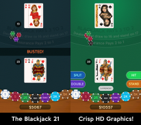 The Blackjack 21 - Card Game screenshot 1