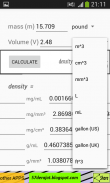 Density Calculator screenshot 0