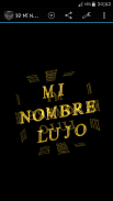 3D Mi Nombre de Lujo Wallpaper screenshot 2