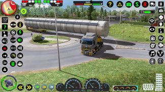 तेल टैंकर ट्रांसपोर्ट खेल: असली खेल तेल टैंकर 3 डी screenshot 7