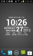 Super Typo Weather Info Clock screenshot 0