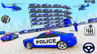 Police Cargo Truck Transporter screenshot 12