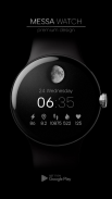 Minimal Watch Face Black screenshot 4