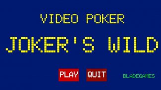 Video Poker - Jokers Wild screenshot 3