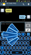 Blue Glow Keyboard screenshot 1