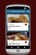 Recetas de Empanadas Caseras screenshot 1