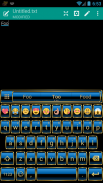 FrameBlue Emoji Teclado screenshot 3