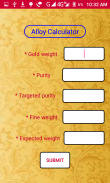 Gold Loan & Alloy Calculator screenshot 1