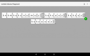 Lambda Calculus Playground screenshot 2