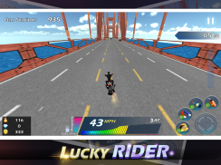 Lucky Rider - Crazy Moto Racing Game screenshot 1