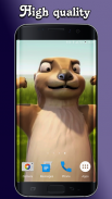 Funny Beaver Live Wallpaper screenshot 1