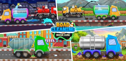 Road Cleaner Truck Driving