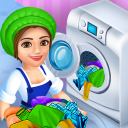 Laundry Shop Washing Games Sim Icon