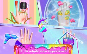 Rainbow Unicorn Nail Beauty Salon de l'artiste screenshot 9