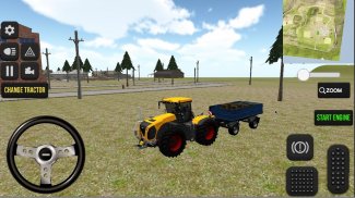 Real 3D Farm Tractor Game 2023 screenshot 0