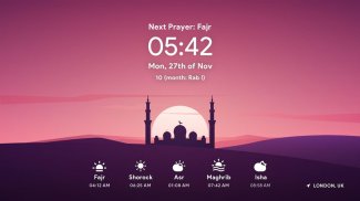 Athan Pro - Azan & Waktu Solat & Qibla screenshot 16