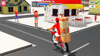 Delivery Boy Bicycle Game screenshot 6