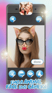 Emoji Animal Face Live Camera screenshot 1