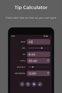 Tip Calculator — Clean, Simple screenshot 3