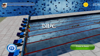 Cuộc đua 3D bơi screenshot 4
