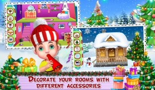 Christmas Room Decoration Game screenshot 0