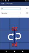 Oz to Ml Converter screenshot 1
